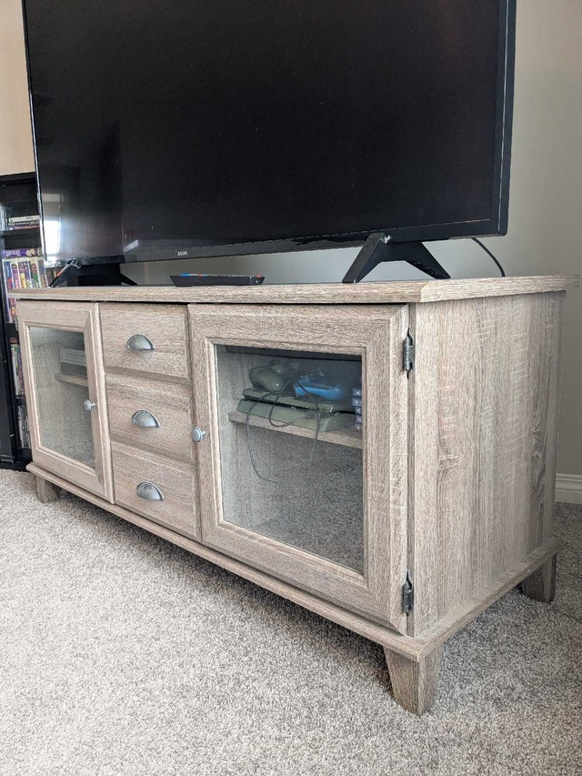 Rustic Wood TV Stand