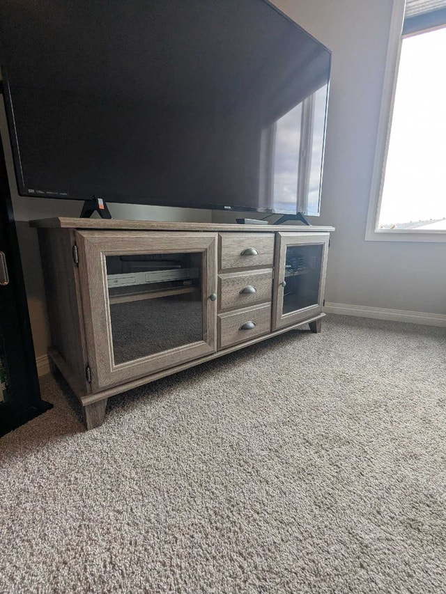 Rustic Wood TV Stand - photo 2