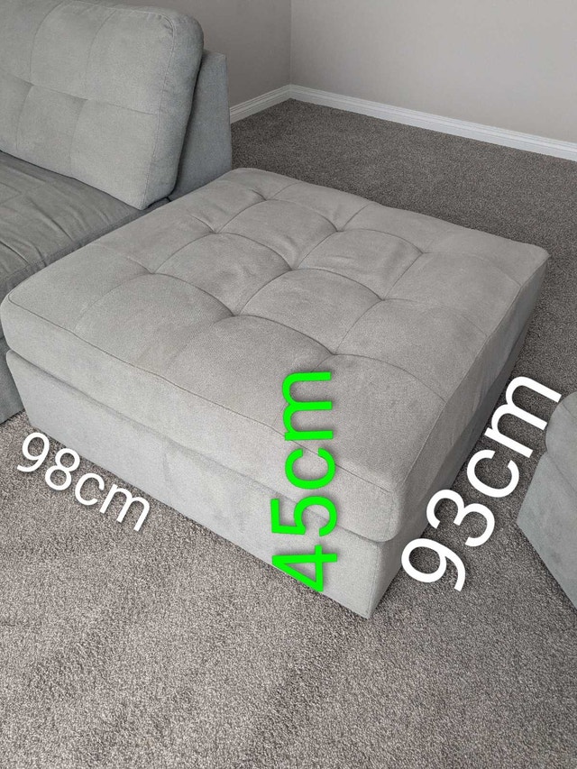Modular Grey Sectional Sofa - photo 3