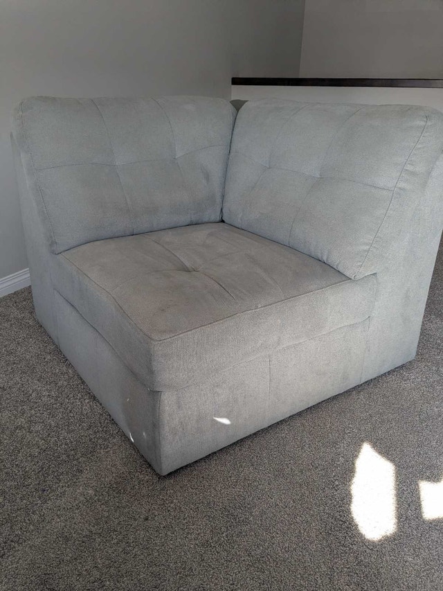 Modular Grey Sectional Sofa - photo 4