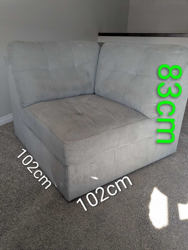 Modular Grey Sectional Sofa - photo 5