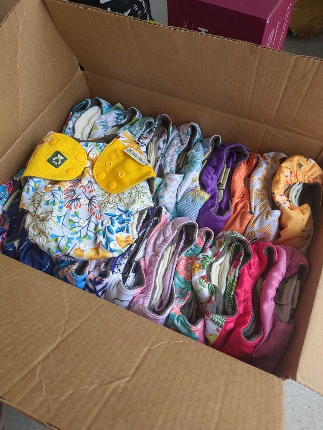24 All-in-one Grow with baby Cutie Patootie Cloth Diapers - photo 2