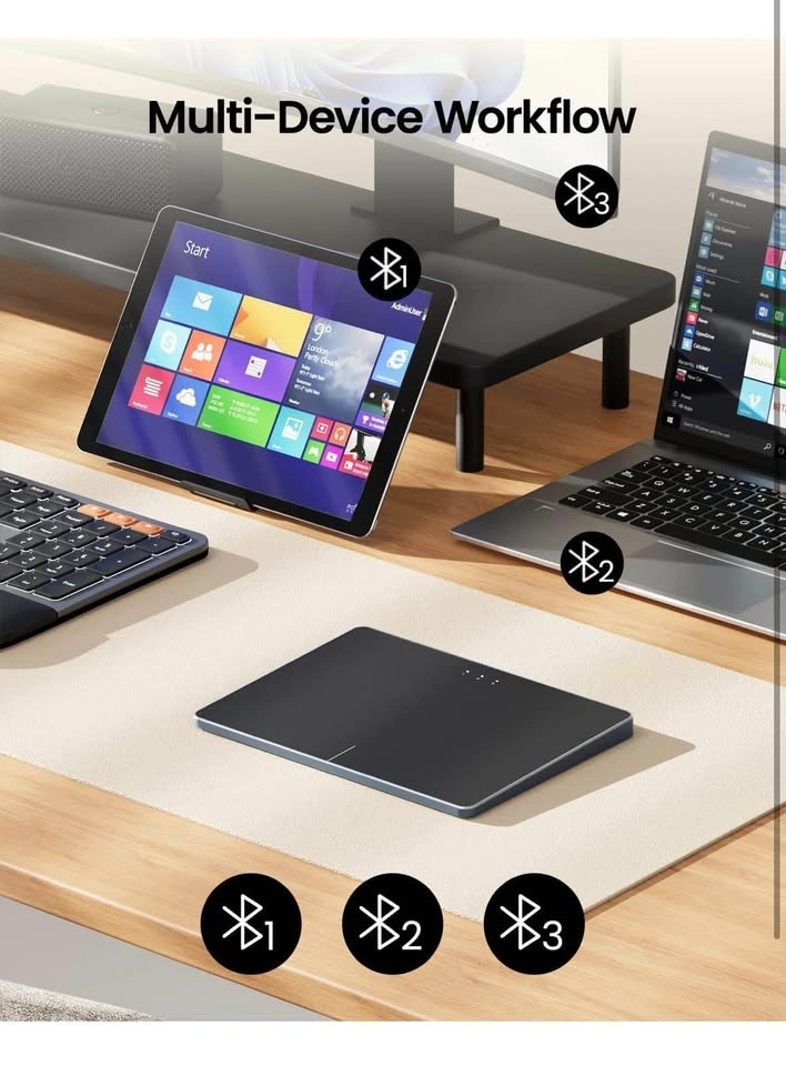 ProtoArc Bluetooth Trackpad T1 Plus for Windows - photo 2