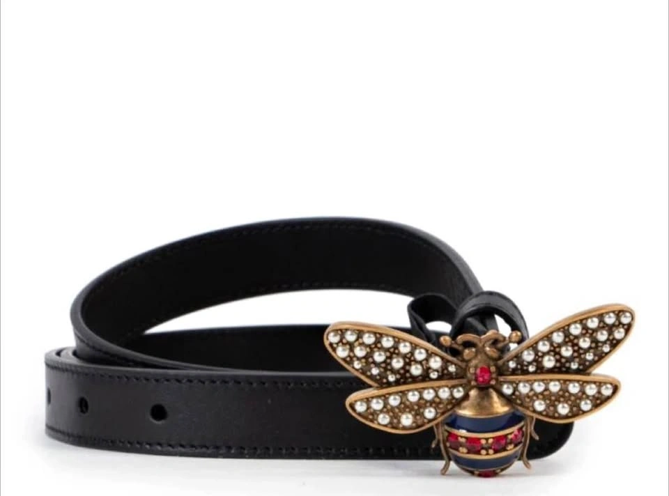 Gucci Black Queen Margaret Belt