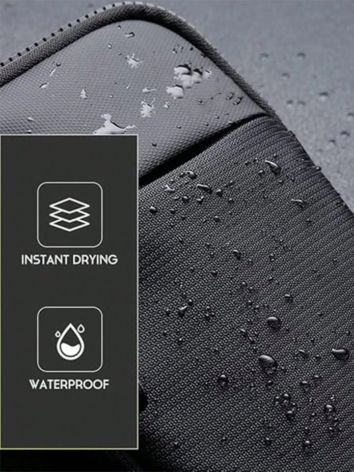 Black Waterproof Crossbody Sling Bag - photo 2