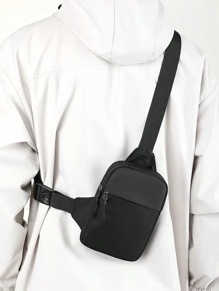 Black Waterproof Crossbody Sling Bag - photo 5