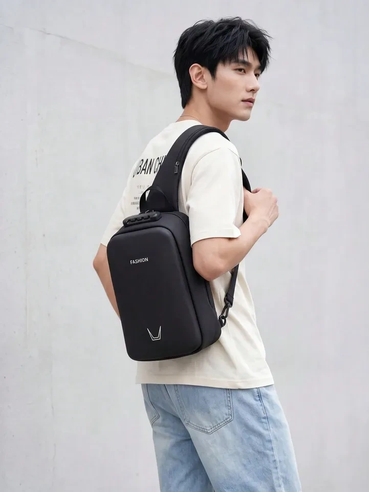 Anti-Theft Sling Bag with Combination Lock - photo 3