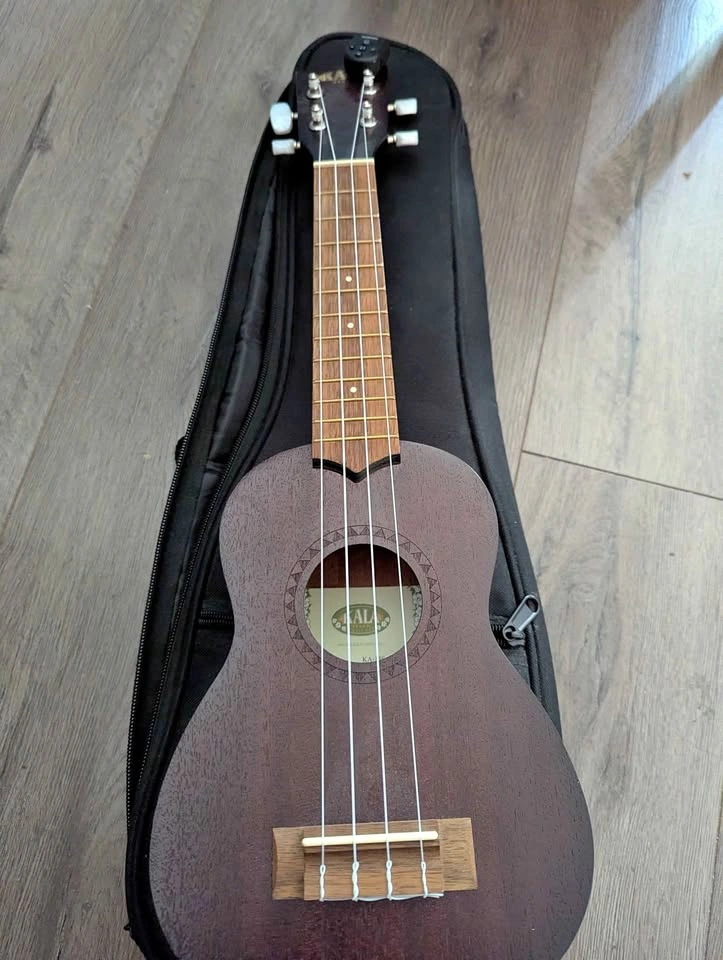 Kala KA-15s Soprano Ukulele with D'Addario Tuner and Gig Bag
