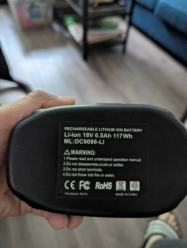 18V 6.5Ah Lithium Ion Battery ML:DC9096-LI - photo 3