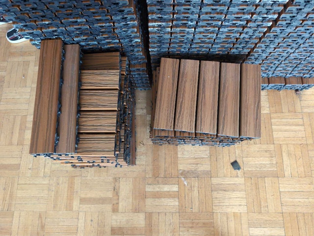 Aura Deck Tiles Honey Teak - 106 tiles - photo 2