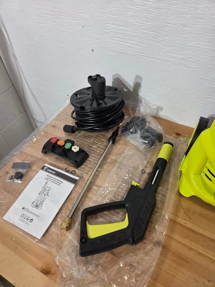 DEKOPRO Electric Pressure Washer 35FT Cord 26FT Hose – New - photo 3