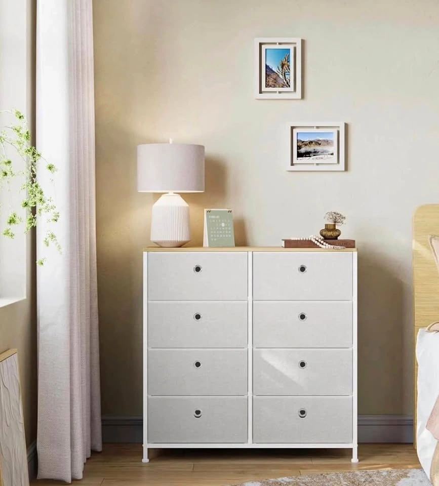 8-Drawer Dresser with Wood Top