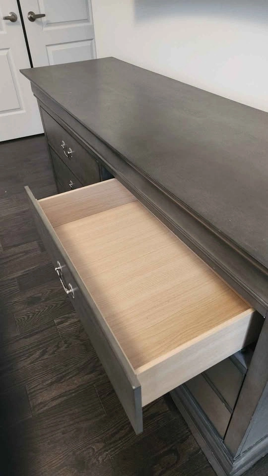 Dark Grey 6-Drawer Dresser - photo 2
