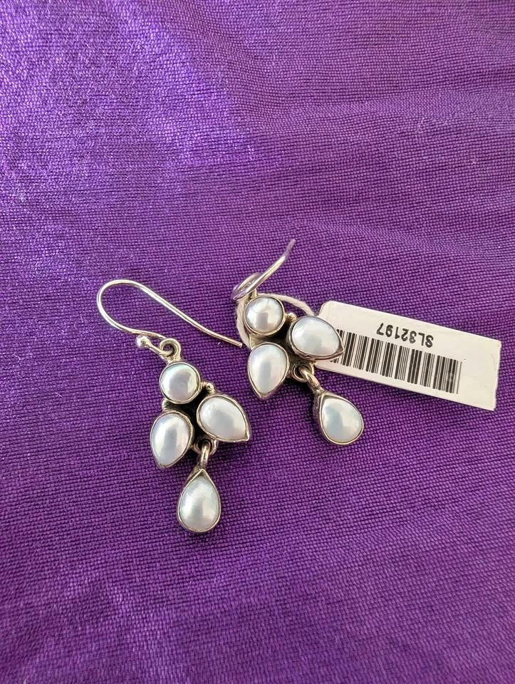 Pure Silver Earrings (925 stamp)