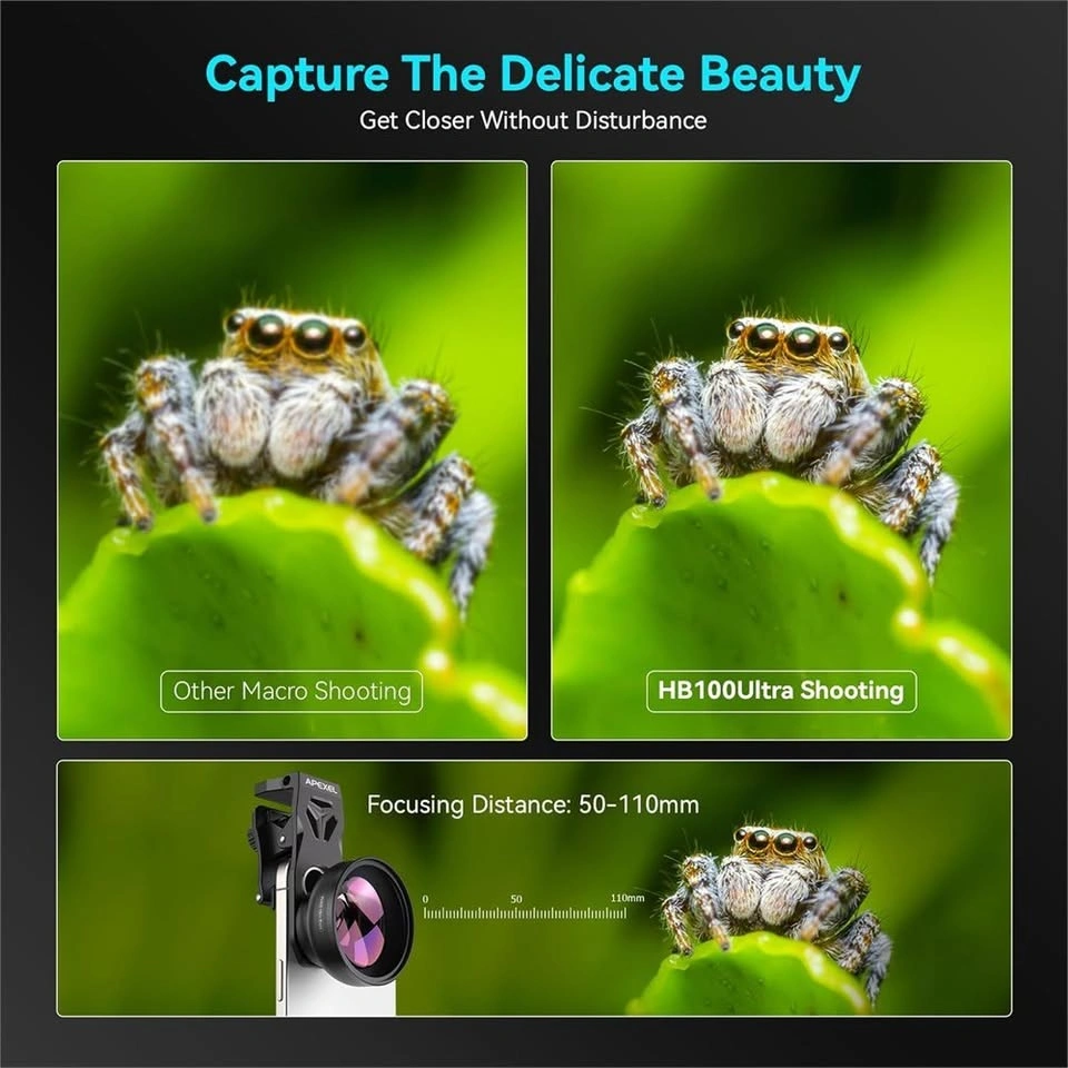 APEXEL 100Ultra Macro Lens - Enhanced Version for Smartphones - photo 4