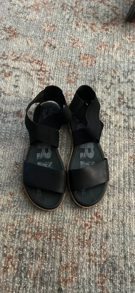 Sorel Black Sandals Size 7 - photo 2