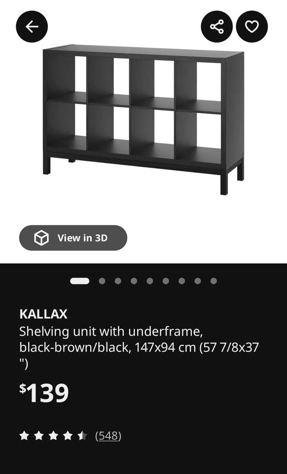 IKEA HEMNES Console Table / Bookcase/Shoes Rack - photo 2