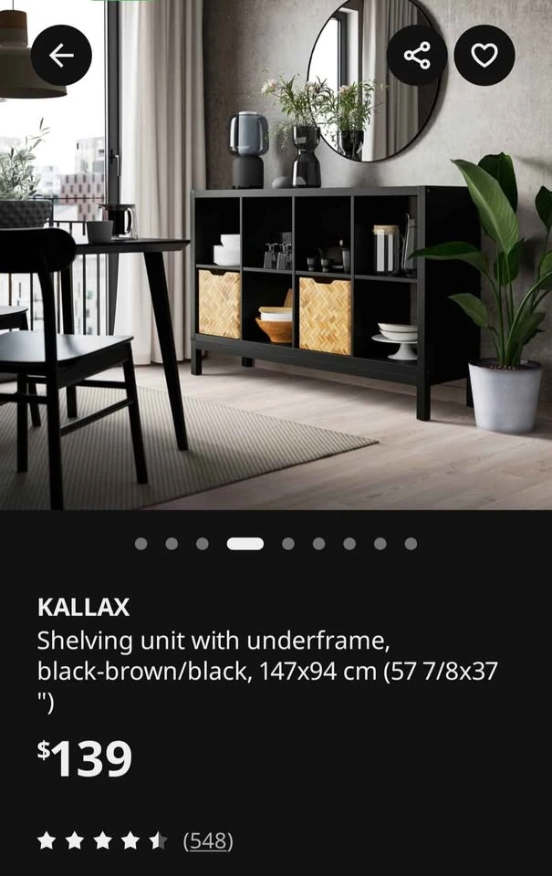 IKEA HEMNES Console Table / Bookcase/Shoes Rack - photo 3