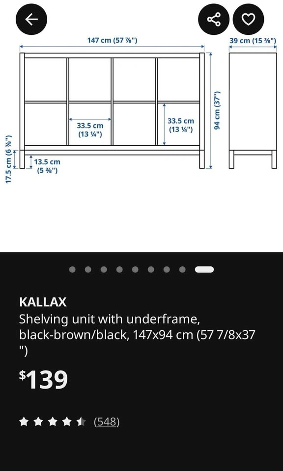 IKEA HEMNES Console Table / Bookcase/Shoes Rack - photo 4