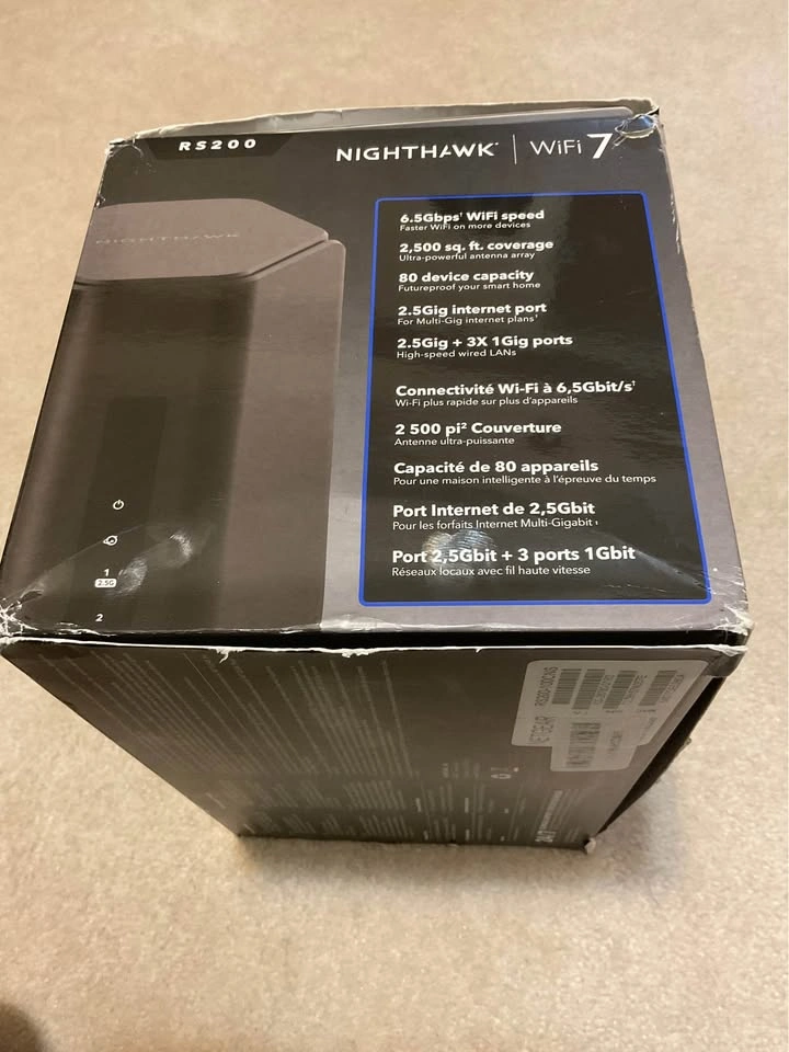 NEW Netgear Nighthawk RS200 WiFi 7 Router - photo 3