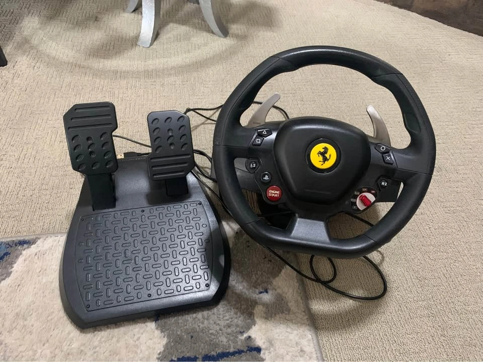 PS4 - Thrustmaster T80 Ferrari 488 GTB Edition Racing Wheel - photo 2