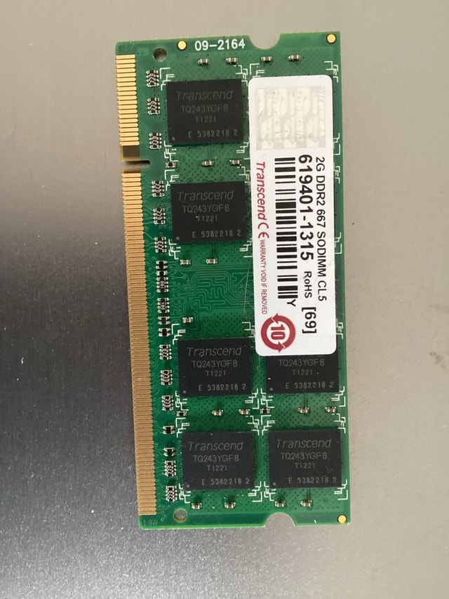 Transcend 2GB DDR2 667 SODIMM RAM