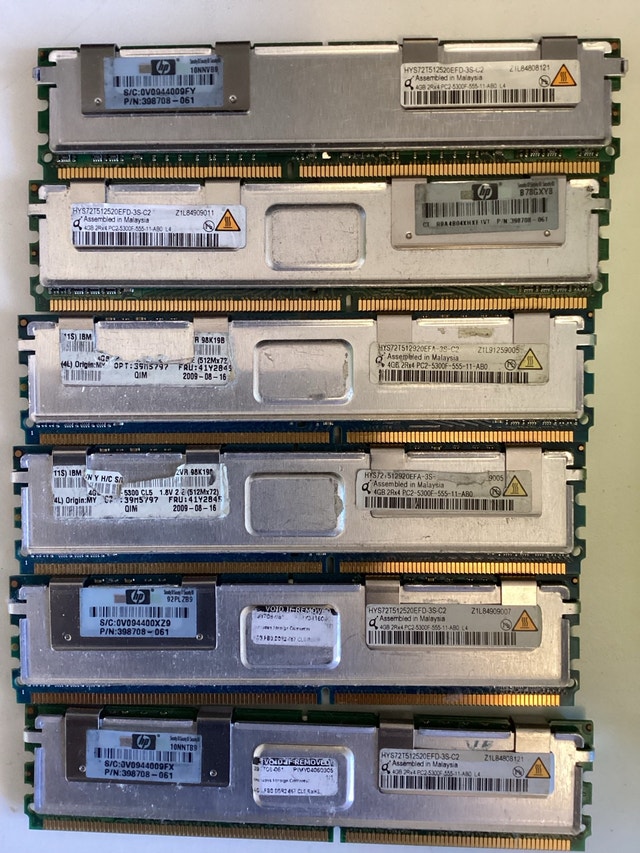 4GB PC2-5300F RAM for Mac Pro 2006/2007