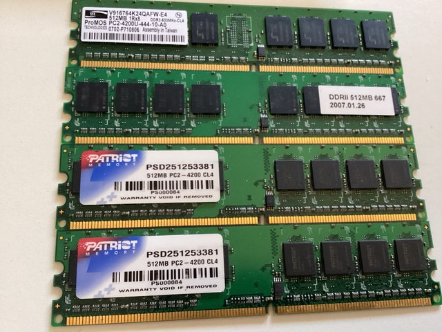 Old RAM 533/667 for desktop