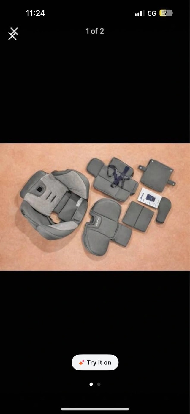 Nuna RAVA Car Seat Fabric Set – Excellent Condition