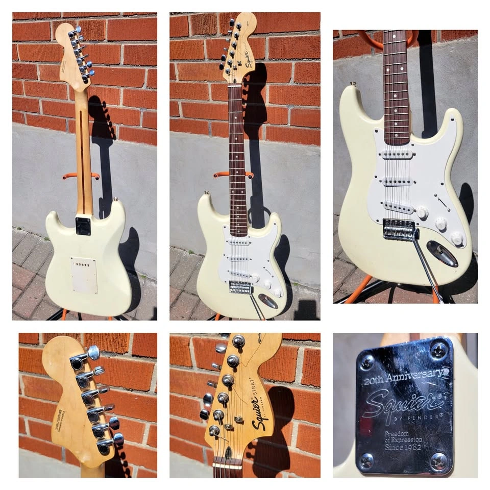 $280 Squier 20th Anniversary Stratocaster Electric Guitar