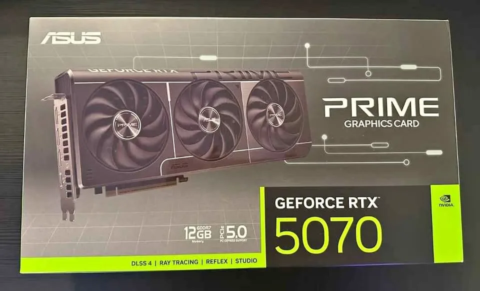 Asus rtx 5070 prime 12g graphic card
