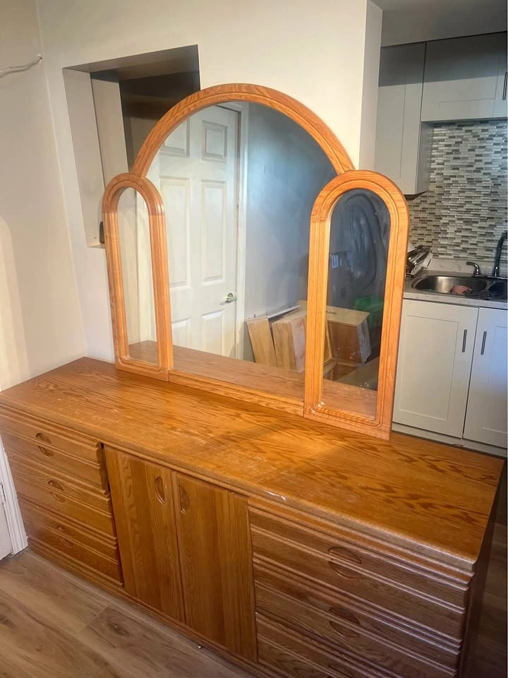 Mirror and dresser