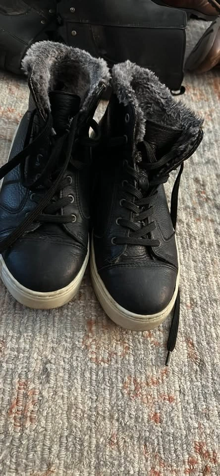 Artica Browns Exclusive Waterproof Fur-lined Black Ankle Boots S - photo 2