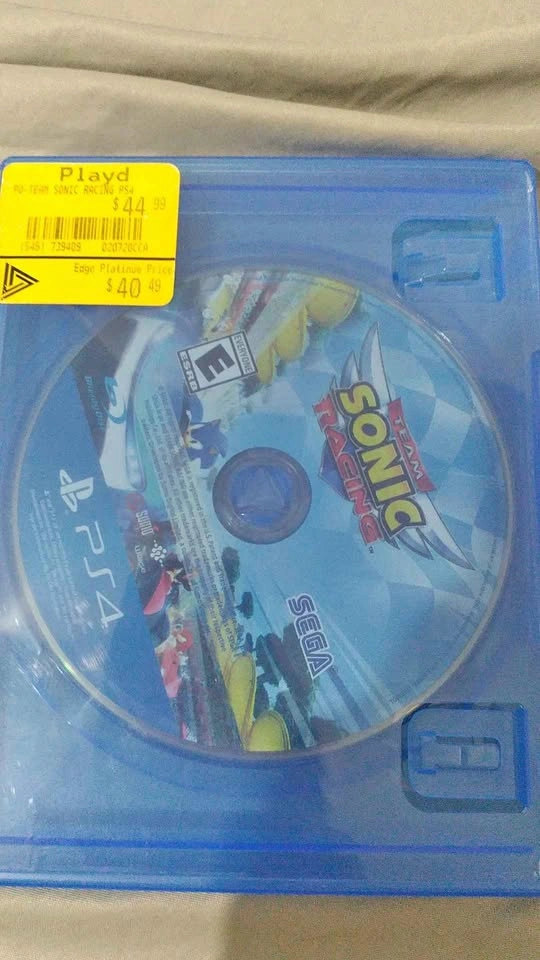 Team sonic racing ps4