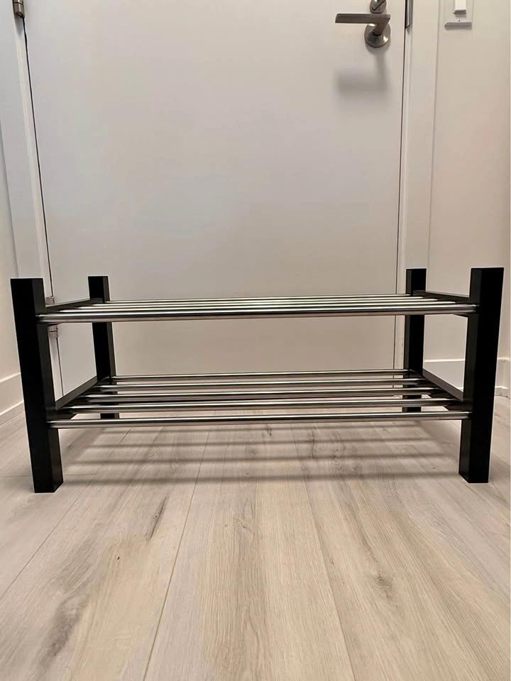 Ikea Tjusig Shoe Rack Black
