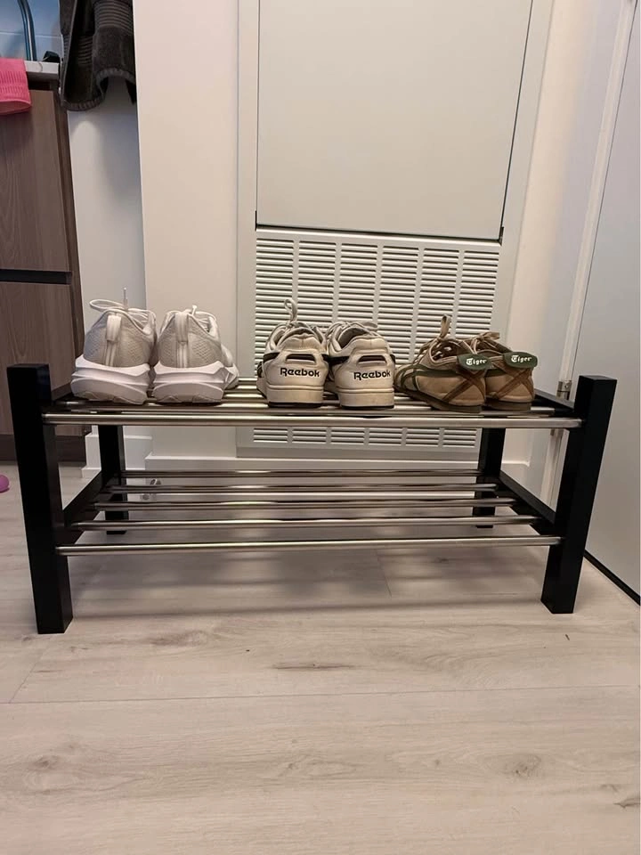 Ikea Tjusig Shoe Rack Black - photo 2
