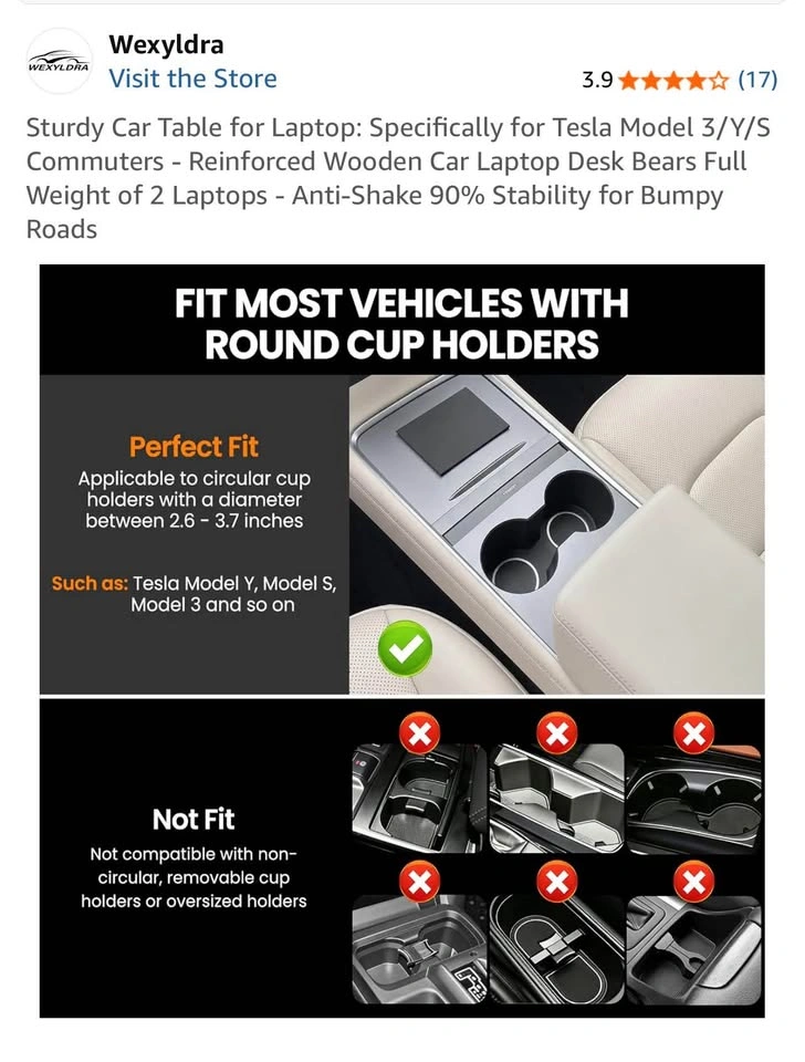 Sturdy Car Table for Laptop - photo 4