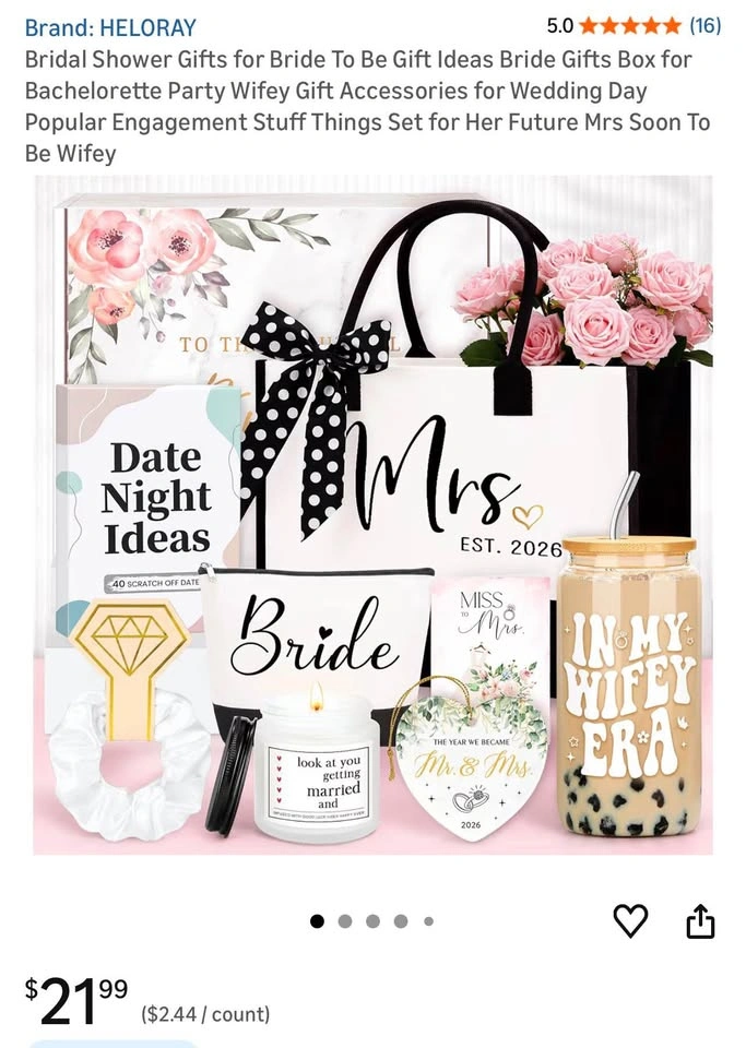 Bride to Be Gift Box Set for Bridal Shower & Bachelorette - photo 3