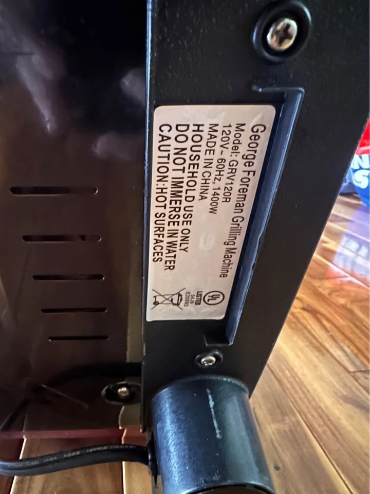 George Foreman Large Family-Size Grill GRV120R – 1400W - photo 3