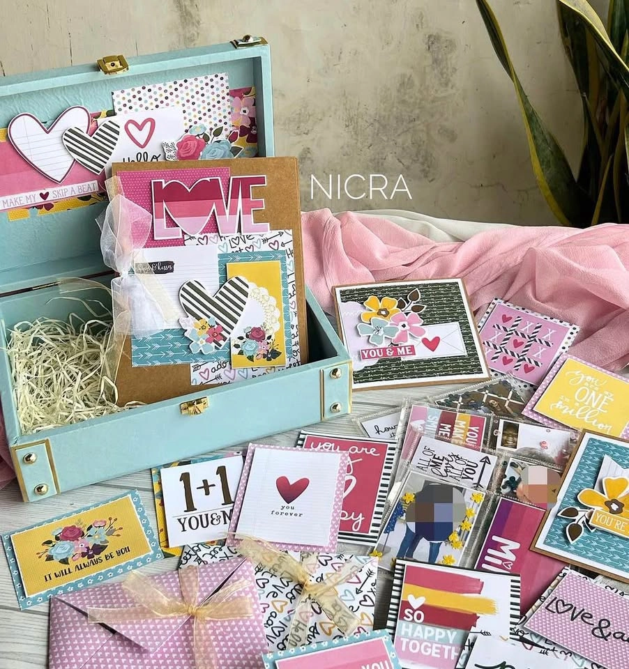 Custom Love Memory Box | Personalized Anniversary Gift Set - photo 2