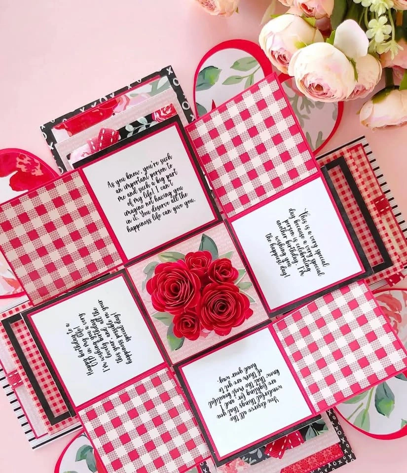 Custom Love Explosion Box | Personalized Photo Gift Box - photo 4