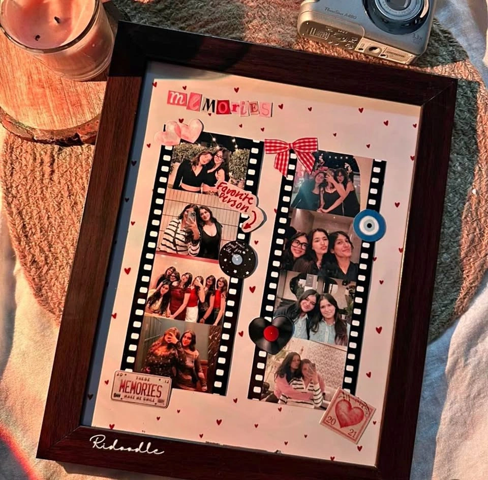 Custom Scrapbook Frame | Personalised Collage Gift | Handmade