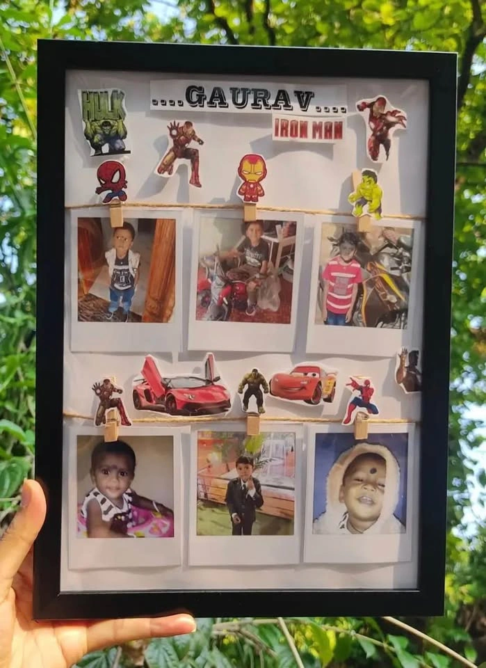 Custom Scrapbook Frame | Personalised Collage Gift | Handmade - photo 3