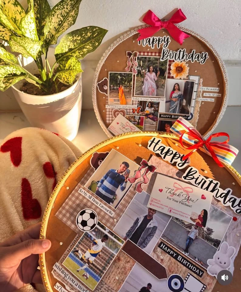 Custom Loaded Photo Hoop | Personalized Birthday Gift - photo 2
