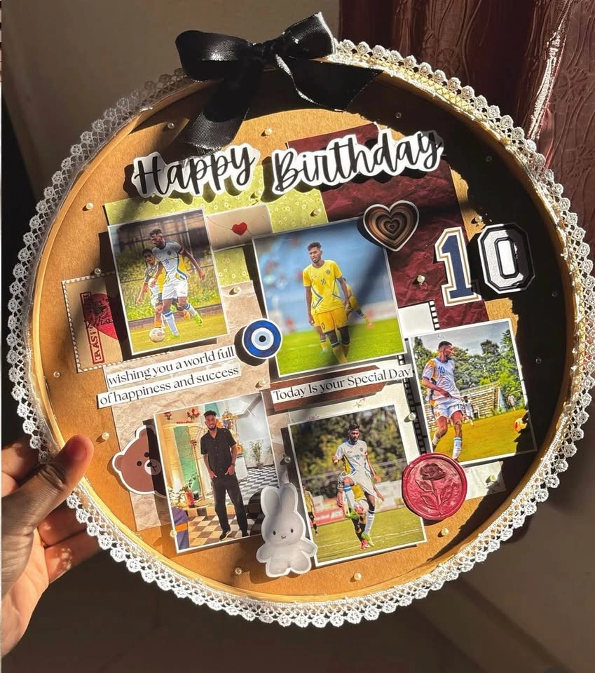 Custom Loaded Photo Hoop | Personalized Birthday Gift - photo 4