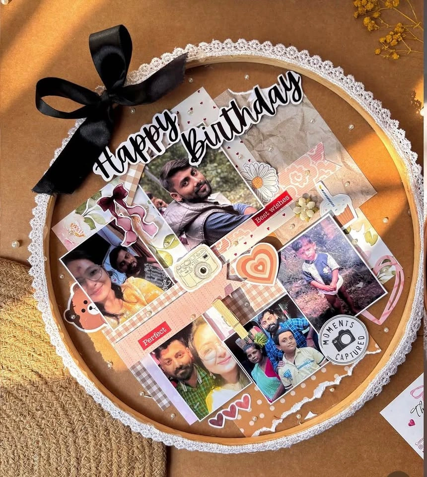 Custom Loaded Photo Hoop | Personalized Birthday Gift - photo 5