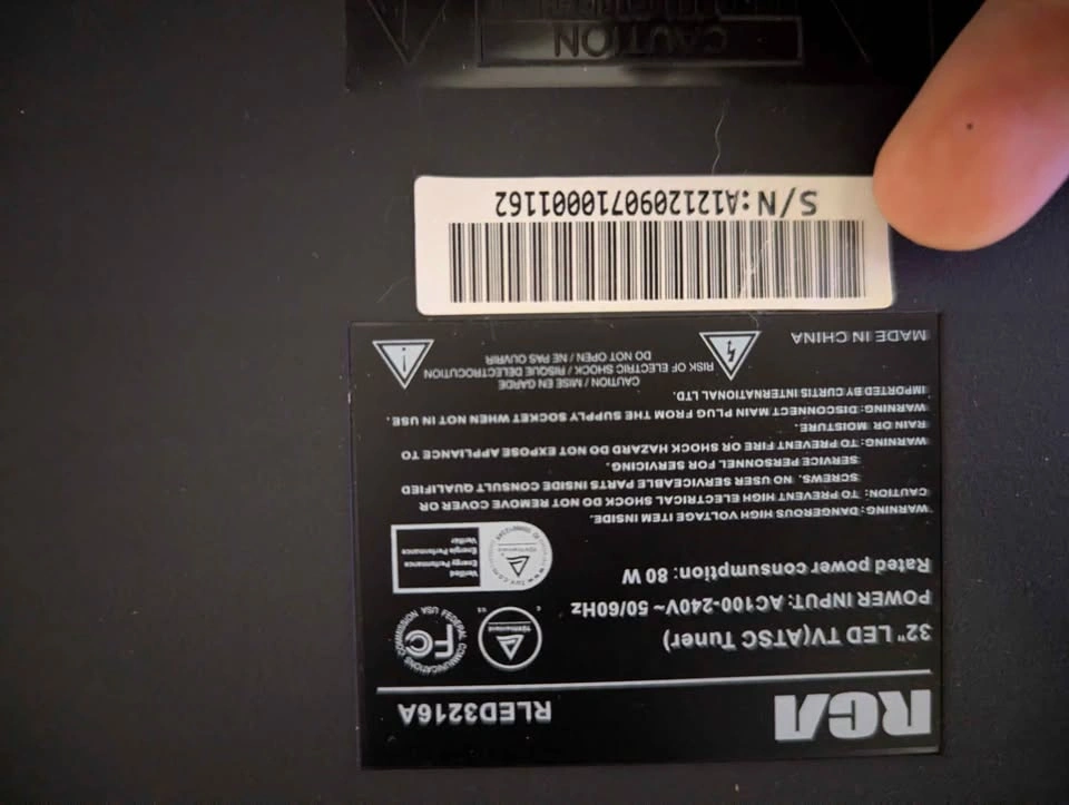 RCA 32" LED TV – $75 OBO - photo 2
