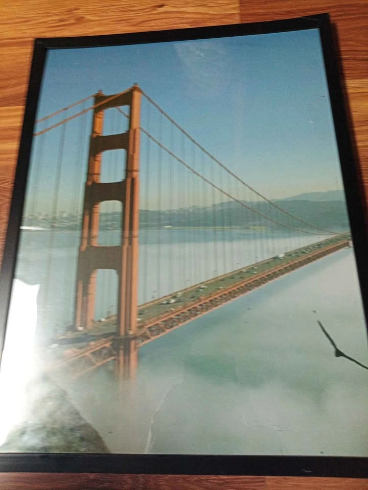 Golden Gate + Paris/London Wall Art Bundle – 3 Pieces - photo 3