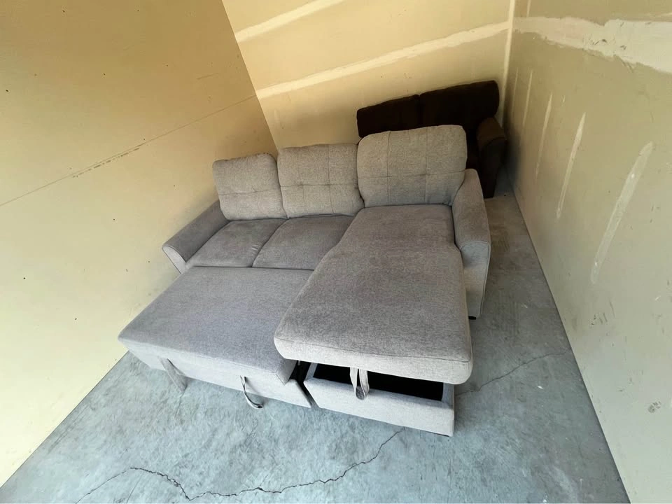 FREE DELIVERY TEAM 🚚 GP Home Grey Sectional Sofa Couch - photo 3
