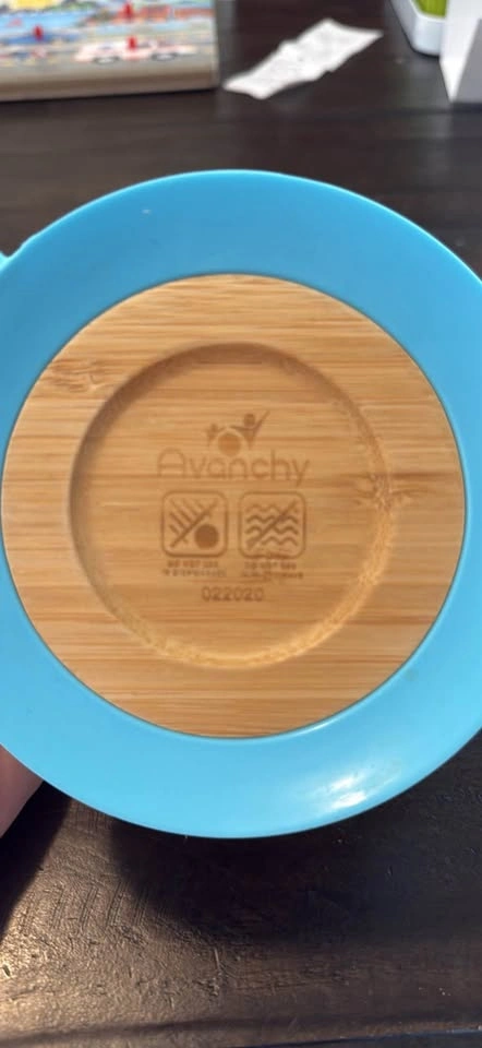Avanchy Bamboo Baby Bowl with Suction Base - photo 2